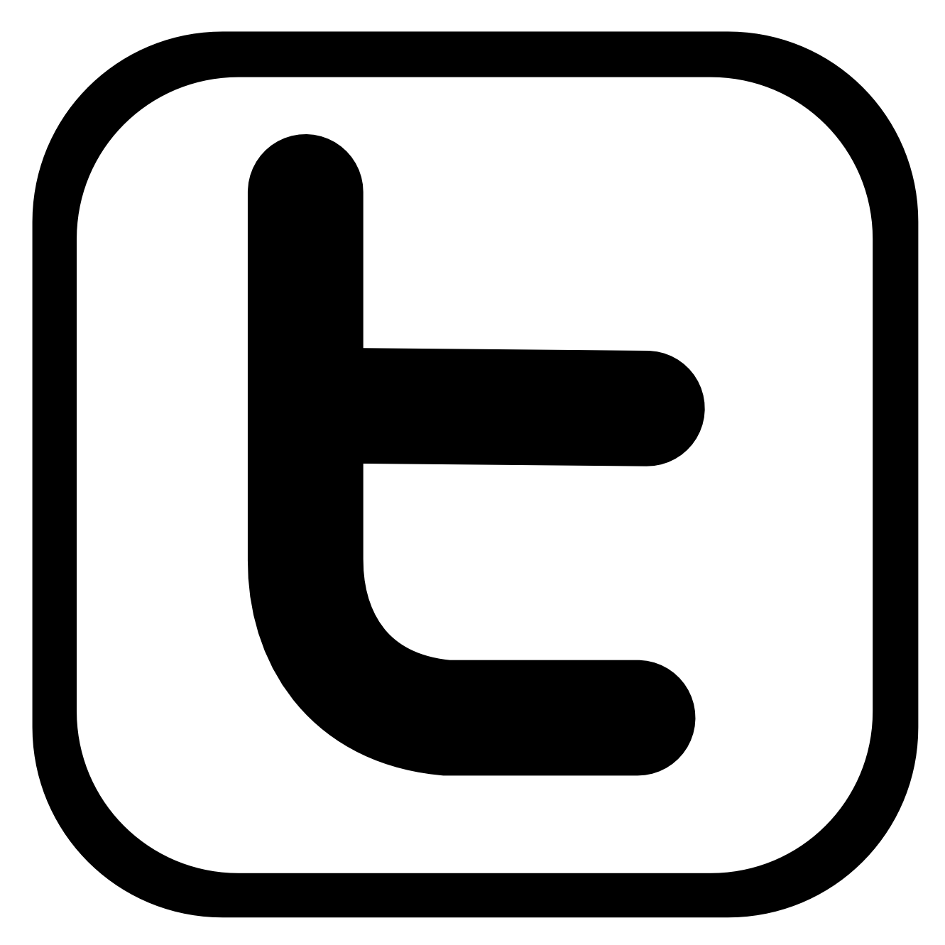 black twitter icon png
