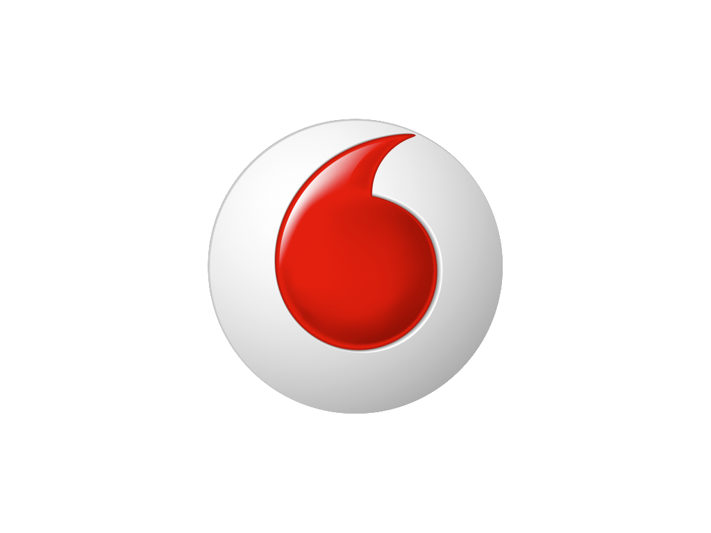 Vodafone Logo - Vodafone Logo Black And White Transparent PNG - 400x400 -  Free Download on NicePNG