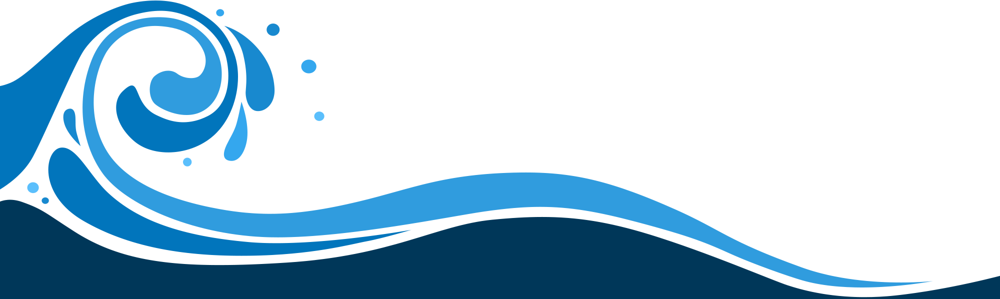 blue wave background