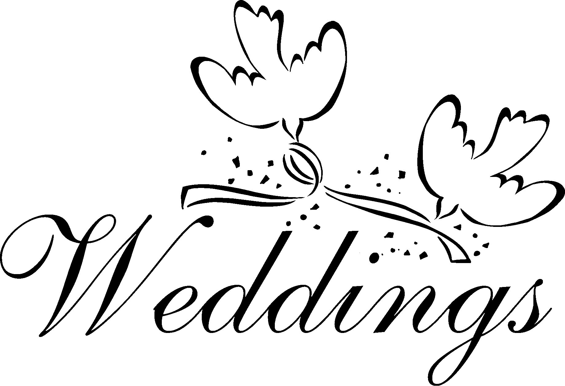 clip art wedding reception