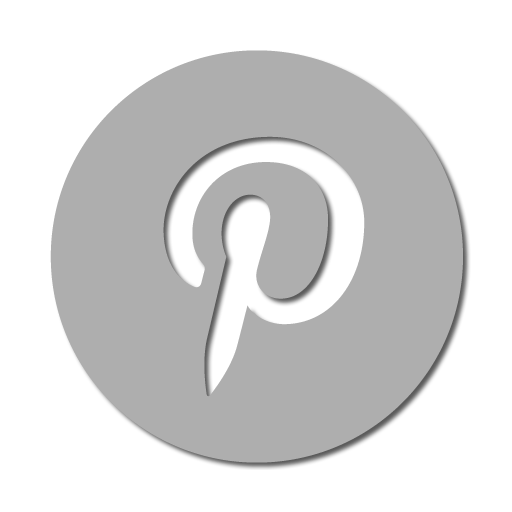 pinterest logo grey