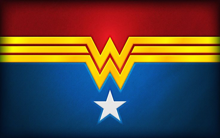 wonder woman with star logo red, blue, yellow transparent png #1052